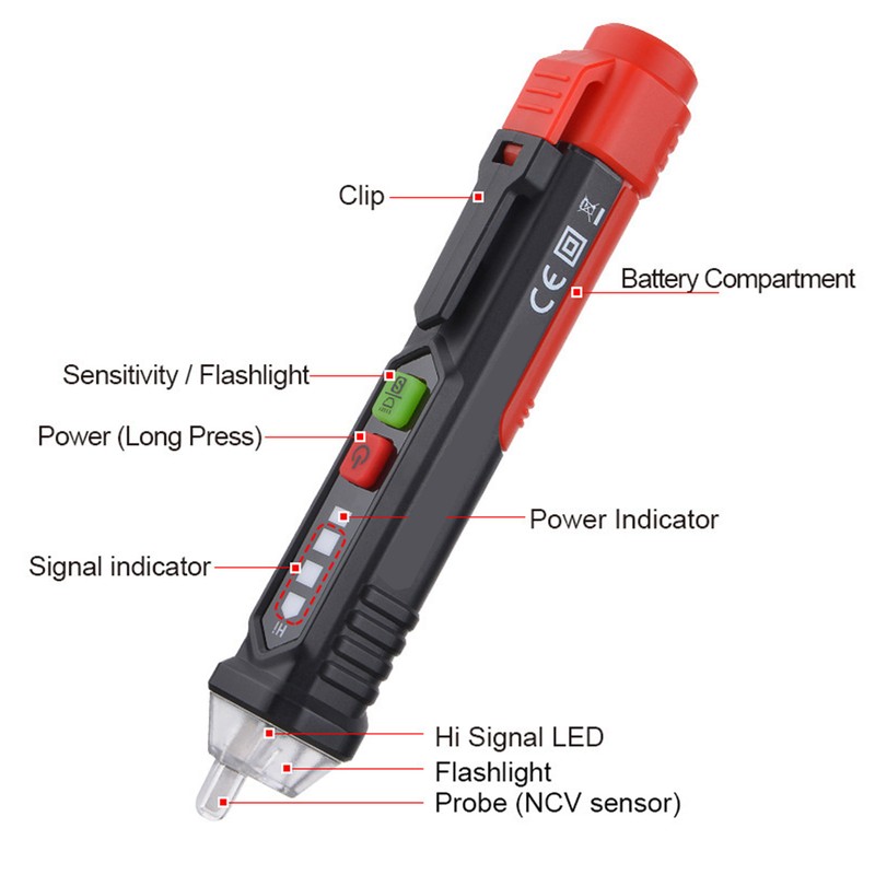 Inductive Electric Pen Smart Multifunctional Household LED Lighting Non Contact
