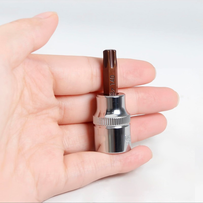 2PCS Othmro T40 Torx Bit Socket, 3/8" Drive x T40
