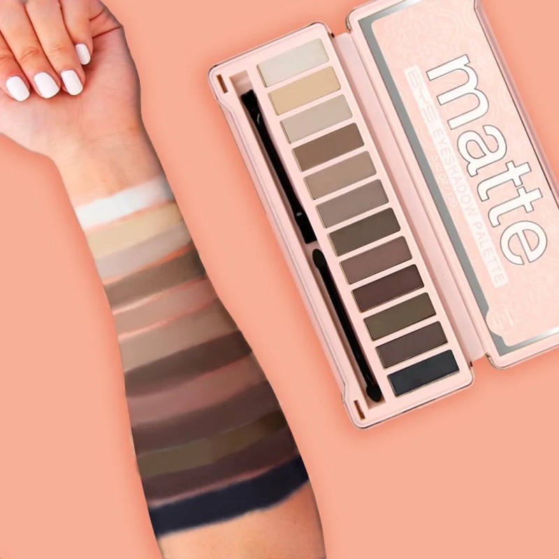 Paleta De Sombras Para Ojos Matte 12 Tonos Bys Cosmetics