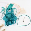 DRESHOW Fascinators Royal Banquet Ribbons Feathers Headwear Cocktail Tea Party