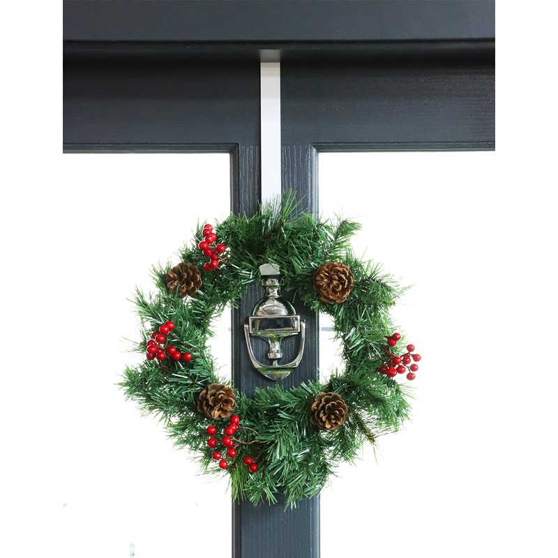 Christmas Concepts® 28cm Metal Wreath Hanger – Ultra Slim Over