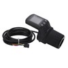 Electric Bike Meter Kit ABS LCD Display Panel Half Handle
