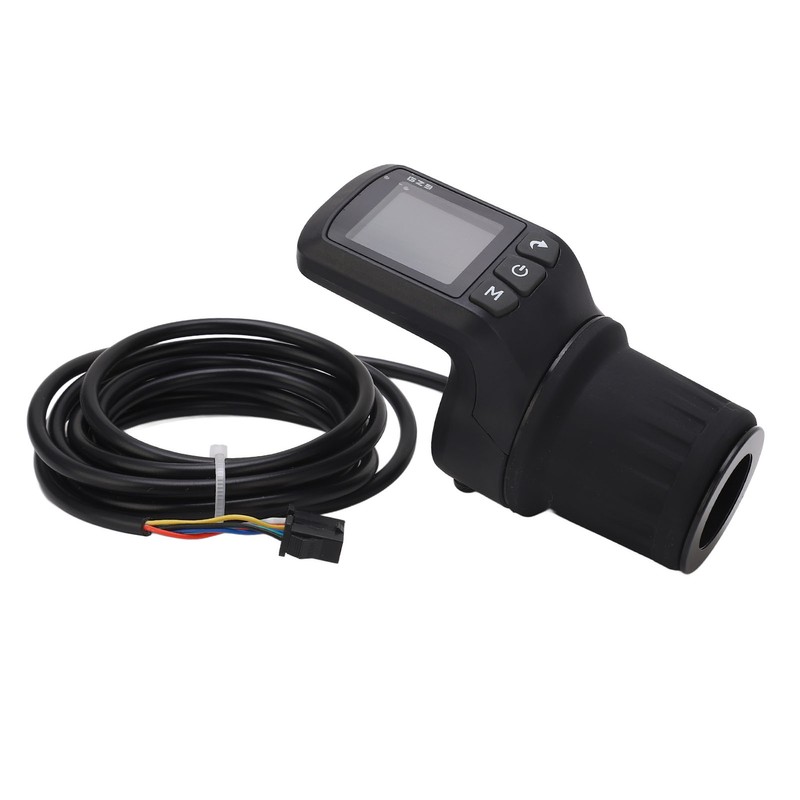 Electric Bike Meter Kit ABS LCD Display Panel Half Handle