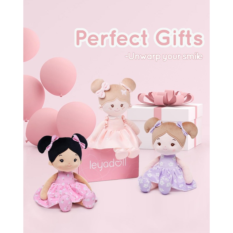 LeyaDoll 12" Soft Baby Doll Best Gift for Your Little