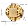 Brass Fidget Spinner, Gear Linkage Rotating Toy Gears Linkage Anti
