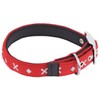 Petio Collar Basic Plus Cross Diamond Collar Red for Small