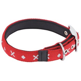 Petio Collar Basic Plus Cross Diamond Collar Red for Small Dogs S Size