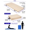 KaRaDaStyle Gymnastics Mat 4-Folding Stretch Mats 71"x31"x2" Exercise Muscle Training