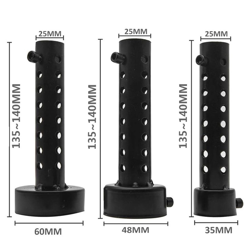 Riloer 1PC 35 mm Motorcycle DB Universal Baffle Exhaust Muffler