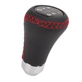 Pomo de Palanca de Cambios de 5 Velocidades ABS de Cuero Artificial Cabeza de Palanca de Cambios Universal