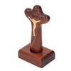 Wood Baptism Crosses Natural Texture Magnetic Standing Exquisite Polishing Carved