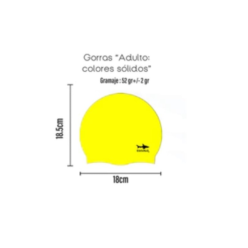 escualo Gorra para Natacion Unisex Modelo Adulto (Silicon) Impermeable, Unitalla,