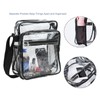 Clear Messenger Bag PVC Waterproof Visible Zipper Design Crossbody Tote