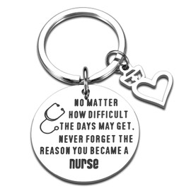 Nurse Accessories for Work Nurse Gift Keychain for Women Men Nurse Week Day Appreciation Thank You Gift for Nurse Practitioner Graduation Gift for Nursing Student Thanksgiving Christmas Birthday Gift