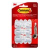 Command Mini Hooks with Command Strips (17006) - White