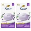 Dove Relaxing Beauty Bar Lavender & Chamomile Fragrance 6 Pieces, 637g, 2 Pieces / 도브 릴랙싱 뷰티 바 라벤더 & 캐모마일 향 6개입, 637g, 2개