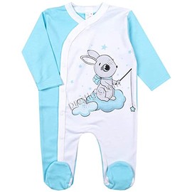 Baby Romper | Boys | Long Sleeve | 100% Cotton | Jumpsuit | Playsuit | Onesie | Bodysuit | Baby Clothing | Players, Pattern 17
