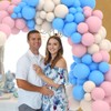 Gender Reveal Balloons Garland Kit, 122PCS Dusty Pink Dusty Blue