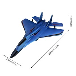 TGKYK RC Aeroplane 2CH Remote Controlled, 2.4 GHz Remote Controlled Aeroplane with LED Light, Aeroplane Remote Controlled with Remote Control, Aeroplane Toy Styrofoam Airplane, RC Aircraft with USB