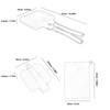 HotMaker, Double Sided Nonstick Coating Panini PressMaker with Foldable Handle,