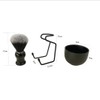Stylish & Vegan Beard Shaving Brush Set Made of Badger