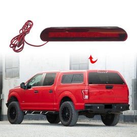 GONMOT 10 Inch Flush Mount LED Third Brake Light for Leer ARE Jason Century Ranch Truck Caps Topper High Mount Brake Light Replace ATLED28X30-01