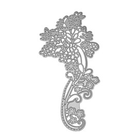 1 Pcs Wedding Lace Flowers Cutting Dies Stencils,DIY Scrapbooking Artist Metal Cutting Dies Craft Dies Scrapbooking New 2019 Dies Cut Stamps Embossing Stencils Paper Cards Making 14x6.5cm