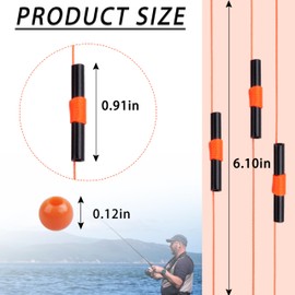 Bobber Stops Plastic Beads 100pcs Fishing Floats Corks String Knots for Fishing Line Leader Freshwater Saltwater Pink Orange Green