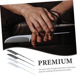 Gatuida 4Pcs Tail Comb Static Hairdressing Combs for Men Women Salon Styling Durable Lightweight Hair Parting Weaving Tools