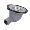 AB Tools 1-1/4" Sink Waste Drain Plug Hole Angle Fitting