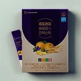 1 Box of Daewoong Life Science Black Doraji Ginger 100 Pack / 대웅생명과학 흑도라지 생강 100포 1박스 1개