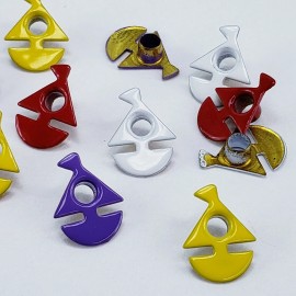 The Happy Hammer 12 Sail Boat Eyelets 1/8" Scrapbooking Stamping Boats Summer Sailing Lake Ocean