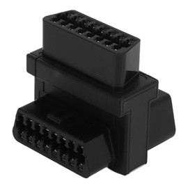 OBD2 Adapter, 16 poliger Stecker auf 2 Buchsen, Plug and Play Splitter Anschluss für Diagnose-Extender, OBD Splitter Adapter, obd2 bluetooth adapter