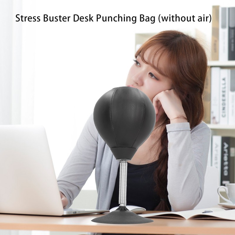 Stress Buster Desktop Punching Bag Standing Desk Table Boxing Punch