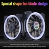 Miheal Addressable RGB LED 120mm Case Fan with Controller for