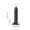 sourcing map M4 x 16mm Wood Screws Phillips Flat Head