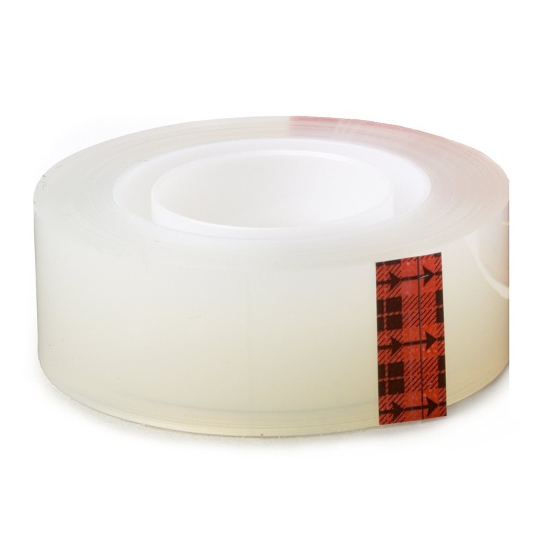 Scotch® Transparent Glossy Tape, 3/4" x 1296", 1" Core, Clear