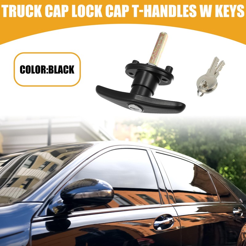 Partuto 1 Set Universal Truck Cap Lock Cap T-Handles w
