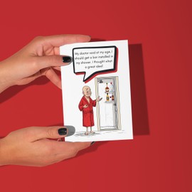 Funny Birthday Card For Men Shower Bar Design For Him Perfect For Husband Dad Brother