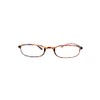 Select-A-Vision Flex 2 Lightweight Flexible Oval Frame Readers, Brown, 2.50