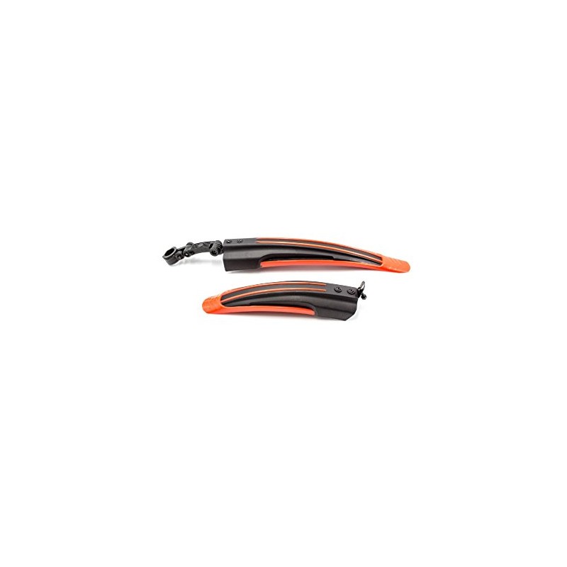 vhbw Bicycle mudguard set for front wheel, rear wheel for