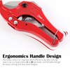 Sharp-tec Plastic Pipe Cutter 3-42mm, Heavy Duty Ratchet PVC Pipe