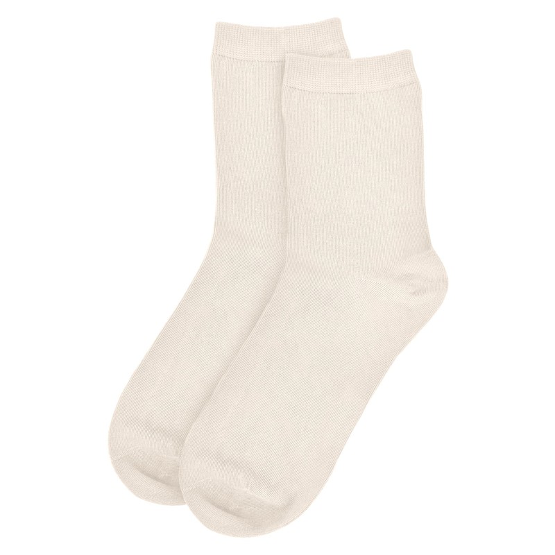 Jacob Alexander Pair of Adult Solid Crew Dress Socks -