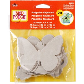 Mod Podge Podgeable Chipboard, 24828 Shapes (20-Pack)