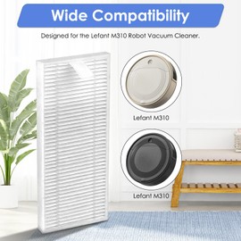 (6 Pack) M310 Replacement HEPA Filters Compatible With Lefant M310 Robot Vacuum Cleaner, Filters Accessories Kit, Filter Kit