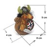 Generisch Troll in Viking Ship, Norge Troll, Indoor Figure, 9