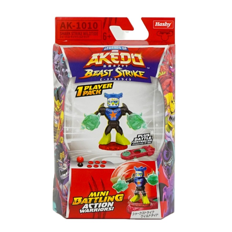 HASSAY TOP-IN AKEDO Single Pack Shark Strike Kid Tide AK-1010