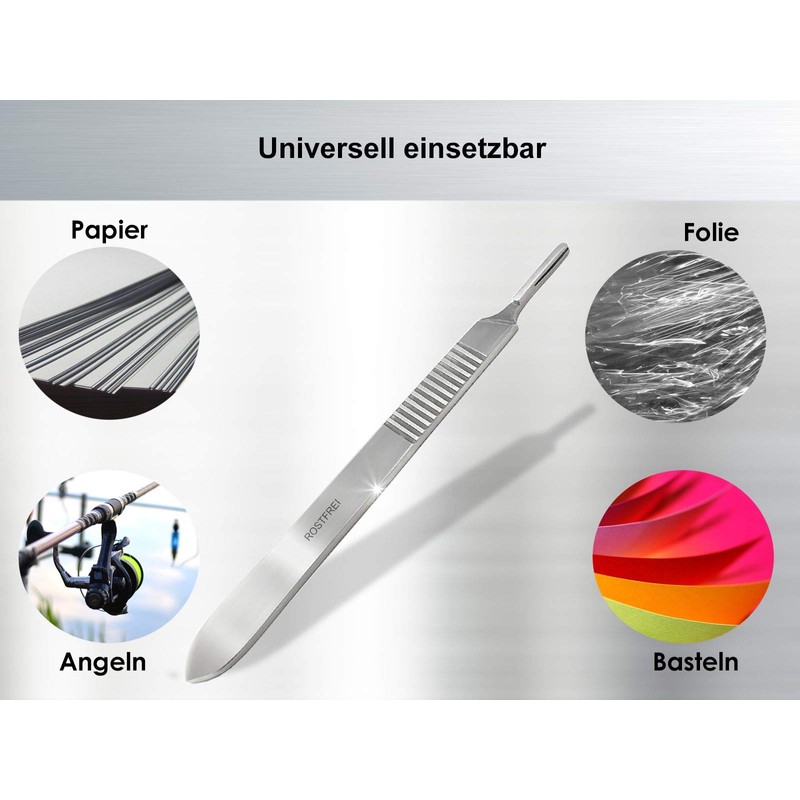 Scalpel Handle Scalpel No. 3 for Scalpel Blades Stainless Steel