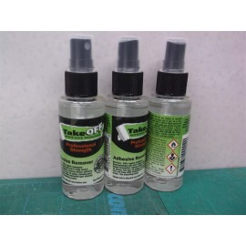 TakeOff Lot of 3 TakeOFF Adhesive Remover 2oz. Spray Bottle, Clear, 2.0 Fl Oz