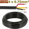 ETUKER Vehicle Cable 4 Core 10 m Cable Trailer 4-Pin